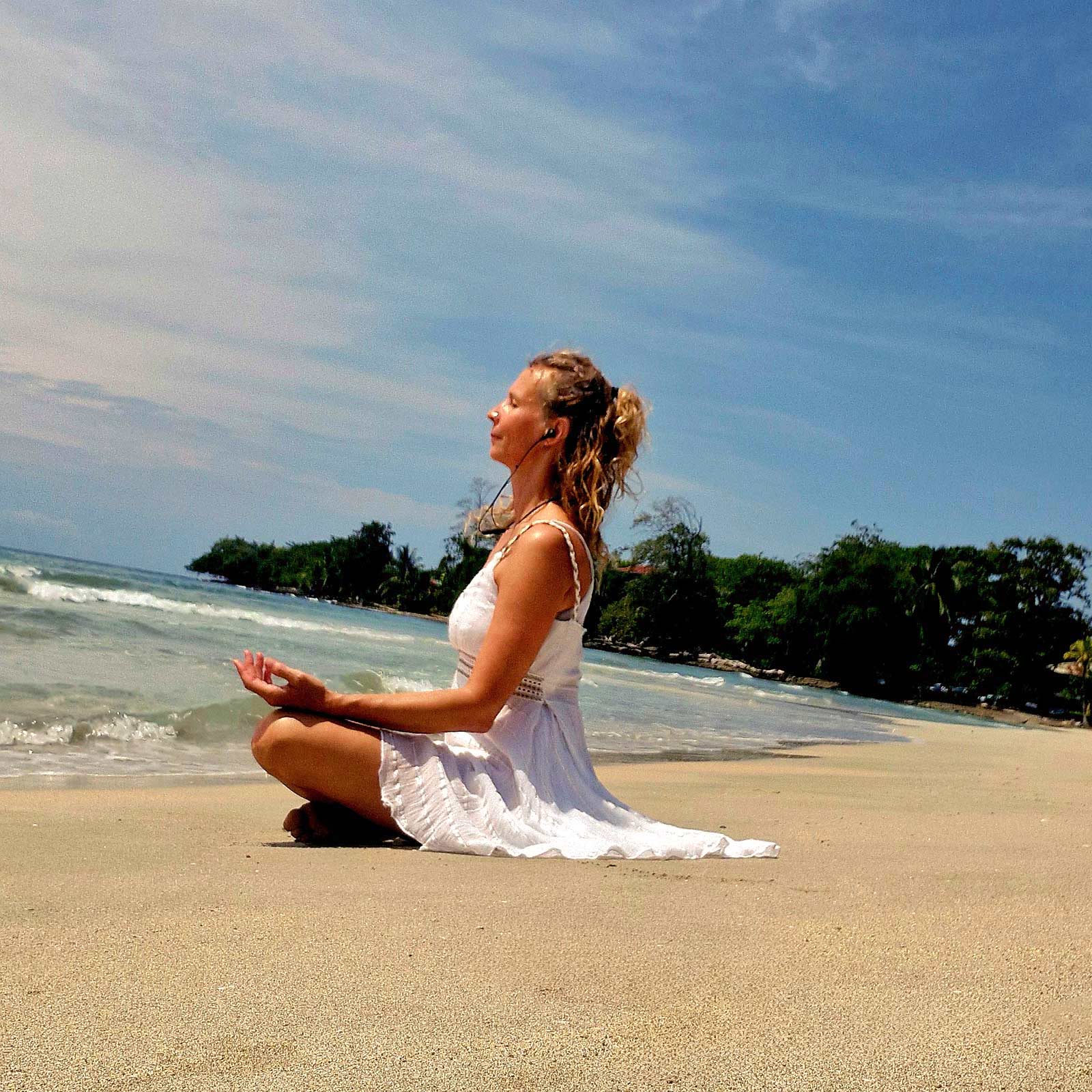 Liv Wach in einer ruhigen Meditation